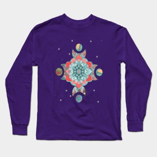 Moon Mandala Long Sleeve T-Shirt